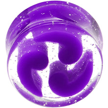 Load image into Gallery viewer, 5/8 Purple Quotation Symbol Saddle Plug
