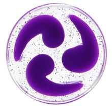 Load image into Gallery viewer, 20mm Purple Quotation Symbol Saddle Plug
