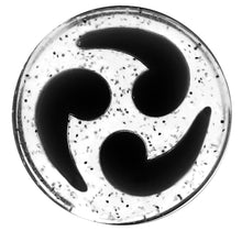 Load image into Gallery viewer, 9/16 Black Quotation Symbol Saddle Plug
