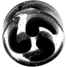 Load image into Gallery viewer, 18mm Black Quotation Symbol Saddle Plug

