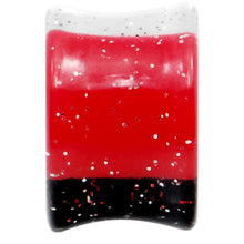 Load image into Gallery viewer, 1/2 Black Red White Quotation Symbol Saddle Plug
