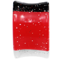 Load image into Gallery viewer, 5/8 Black Red White Quotation Symbol Saddle Plug
