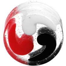 Load image into Gallery viewer, 20mm Black Red White Quotation Symbol Saddle Plug
