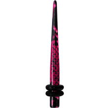 Load image into Gallery viewer, 8G Pink Snake Skin Acrylic Taper
