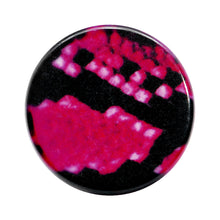 Load image into Gallery viewer, 00G Pink Snake Skin Acrylic Saddle Plug
