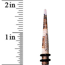 Load image into Gallery viewer, 4G Blushing Snake Skin Acrylic Taper
