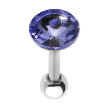 Load image into Gallery viewer, Tanzanite 5mm Gem Cartilage Tragus Earring
