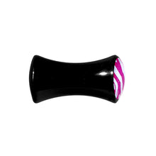 Load image into Gallery viewer, 4G Acrylic Pink White Zebra Saddle Plug

