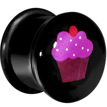 Load image into Gallery viewer, 9/16 Acrylic Single Flare Cherry Cupcake Plug
