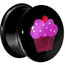 Load image into Gallery viewer, 5/8 Acrylic Single Flare Cherry Cupcake Plug
