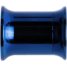 Load image into Gallery viewer, 00G Royal Blue Anodized Titanium Steel Internally Threaded Screw Fit Plug Set
