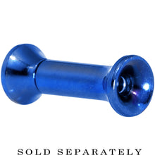 Load image into Gallery viewer, 10G Royal Blue Anodized Titanium Screw Fit Tunnel

