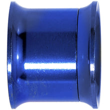 Load image into Gallery viewer, 13mm Royal Blue Anodized Titanium Screw Fit Tunnel
