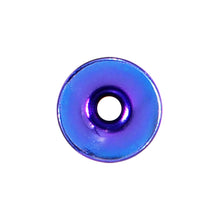 Load image into Gallery viewer, 8G Purple Anodized Titanium Screw Fit Tunnel
