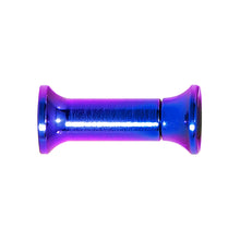 Load image into Gallery viewer, 8G Purple Anodized Titanium Screw Fit Tunnel
