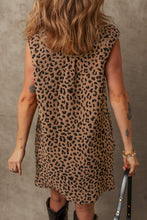 Load image into Gallery viewer, Luxury Summer Leopard Sleeveless Mini Dress Chic &amp; Stylish Print Elegant Dress For Women
