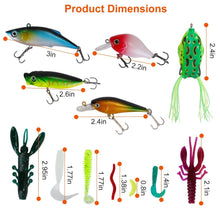 Load image into Gallery viewer, 383-Piece: Fishing Lures Tackle Box
