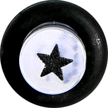 Load image into Gallery viewer, 6G Clear Acrylic Glitter Black Star Confetti Taper
