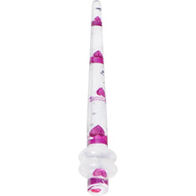 Load image into Gallery viewer, 8G Clear Acrylic Glitter Purple Heart Confetti Taper
