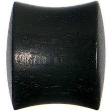 Load image into Gallery viewer, 1/2 Solid Organic Black Areng Wood Saddle Plug Set
