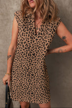 Load image into Gallery viewer, Luxury Summer Leopard Sleeveless Mini Dress Chic &amp; Stylish Print Elegant Dress For Women
