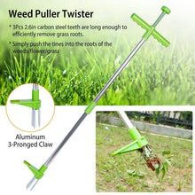 Load image into Gallery viewer, 38.98" Weed Puller Twister Stand Up Root Removal
