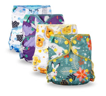 Load image into Gallery viewer, Baby Cloth Diaper Reusable Heavy Wetter Hybrid Waterproof  Bamboo Washable Baby Nappy Diapers For Girls and Boys Baby

