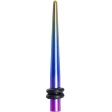 Load image into Gallery viewer, 8G Acrylic Electric Rainbow Straight Taper

