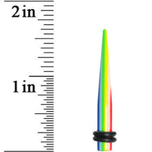 Load image into Gallery viewer, 4G Acrylic Retro Rainbow Straight Taper

