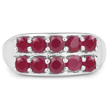 Load image into Gallery viewer, 1.30 Carat Genuine Ruby .925 Sterling Silver Ring
