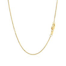 Load image into Gallery viewer, 10k Yellow Gold Cable Chain 1.1mm
