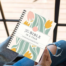 Load image into Gallery viewer, 1-Year Bible Study Plan &amp; Prayer Journal – Undated Spiral Bound
