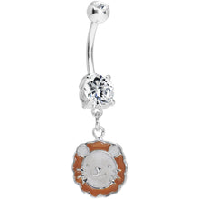 Load image into Gallery viewer, Crystalline Gem Lion Delight Belly Ring
