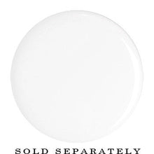 Load image into Gallery viewer, 26mm Clear White Acrylic Mirror Split Saddle Plug
