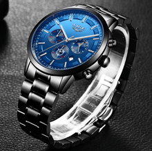 Load image into Gallery viewer, Men's Waterproof  Watch With Chronometers And Date Display Unique Design Perfect Gift
