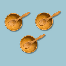 Load image into Gallery viewer, Bamboo Utensil (Bowl + Spoon)
