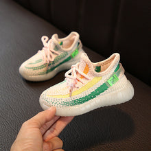 Load image into Gallery viewer, Boys Girls Fashion Sneakers Baby/Toddler/Little Kids Leather Trainers Children School Sport Shoes Soft Running Shoes
