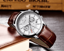 Load image into Gallery viewer, Men's  Waterproof Watch With Chronometers Day View Sport Analog Watches Excellent Look Perfect Gift For Him
