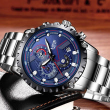 Load image into Gallery viewer, Business Elegant Men's  Watch With Chronometers Day View  Fluorescent Hands Excellent Look Unique Design Perfect Gift For Your Man
