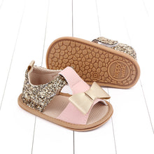 Load image into Gallery viewer, Baby Kids Girl Sandals Pre Walker Newborn PU Leather Soft Sole Shoes Bowknot Girls Shoes
