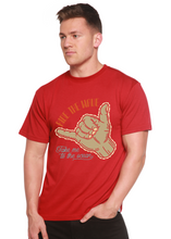 Load image into Gallery viewer, Ride The Wave Men's Bamboo Viscose/Organic Cotton Short Sleeve Graphic T-Shirt
