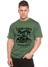 Load image into Gallery viewer, The Legend of Speed Spun Bamboo® Men's Bamboo Viscose/Organic Cotton Short Sleeve Graphic T-Shirt
