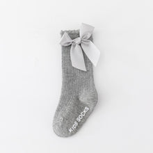 Load image into Gallery viewer, New Kids Stretchable Socks Toddlers Girls Big Bow Knee High Long Soft Cotton Lace Baby Comfortable Colorful  Socks
