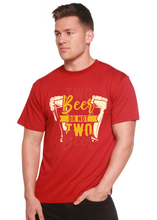 Load image into Gallery viewer, Two Beer Men's Bamboo Viscose/Organic Cotton Short Sleeve Graphic T-Shirt
