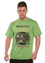 Load image into Gallery viewer, Motorcycle Garage Men's Bamboo Viscose/Organic Cotton Short Sleeve Graphic T-Shirt
