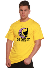 Load image into Gallery viewer, October Vibes Men's Bamboo Viscose/Organic Cotton Short Sleeve Graphic T-Shirt
