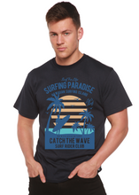 Load image into Gallery viewer, Surfing Paradis Spun Bamboo® Men's Bamboo Viscose/Organic Cotton Short Sleeve Graphic T-Shirt
