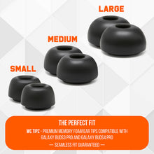 Load image into Gallery viewer, Galaxy Buds Pro 3 &amp; 4 Memory Foam Ear Tips - WC TipZ Galaxy
