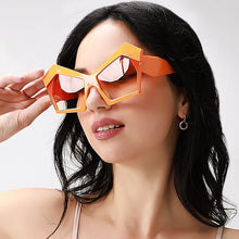 Load image into Gallery viewer, Oversized Square Cateye Polarized Sunglasses Big Trendy Style Fashionable Personality Big Frame Sunglasses New Fashionable &amp; Popular Street Style Sunglasses For Women
