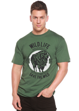 Load image into Gallery viewer, Wild Life Spun Bamboo® Men's Bamboo Viscose/Organic Cotton Short Sleeve Graphic T-Shirt
